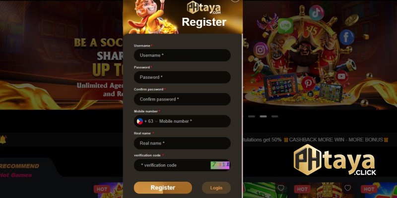 Filling in the essentials name email and more on the sleek registration form